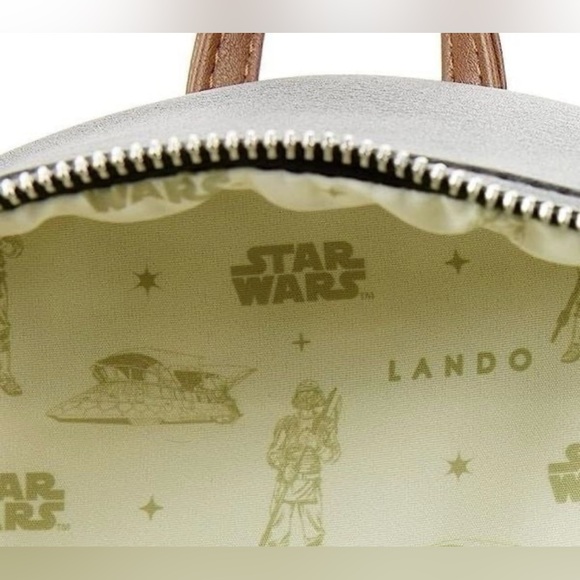 NWT Star Wars Lando Jabba the Hut mini backpack w/ matching wallet - Picture 7 of 14